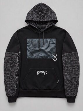 Crunchyroll x Berserk Guts Brand of Sacrifice Graphic Hoodie - Size L